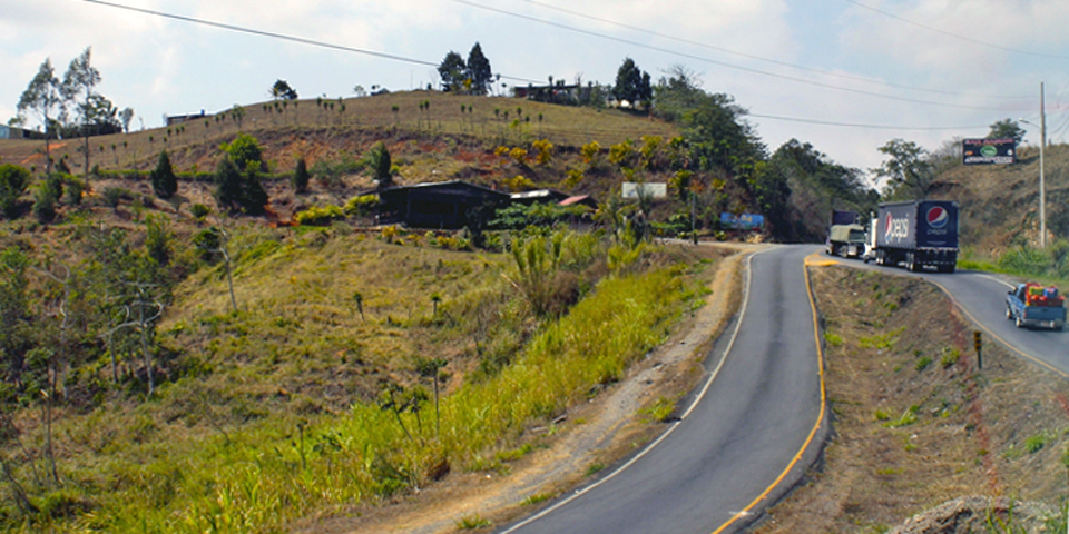 Pan American highway, Costa Rica