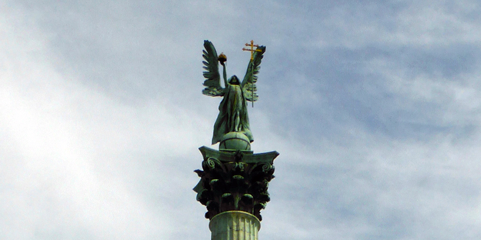 Archangel Gabriel, Millennium Monument, Heroes’ Square, Budapest