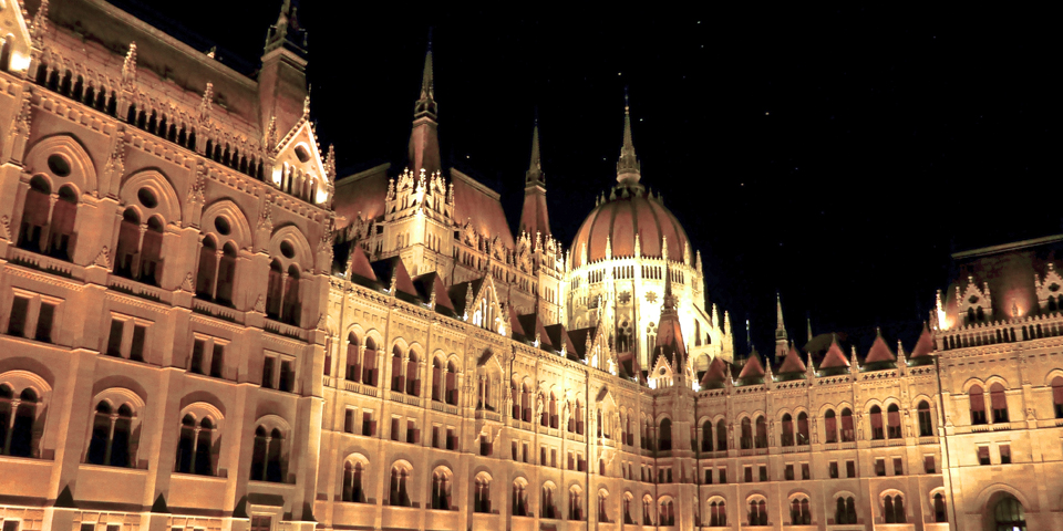 Parliament by night, Budapest