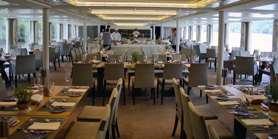 dining room aboard the viking Njord