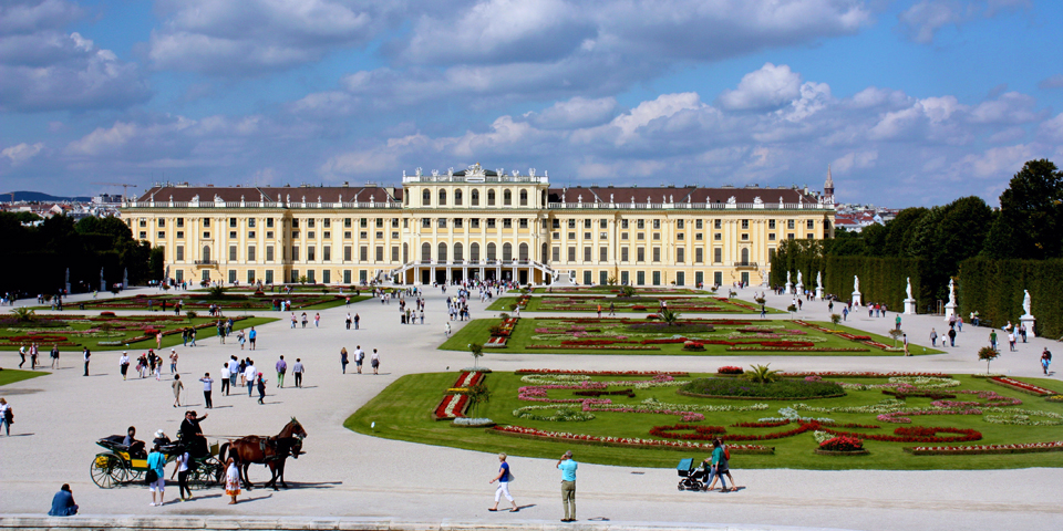 Schönbrunn Palace and gardens, Vienna, Austria