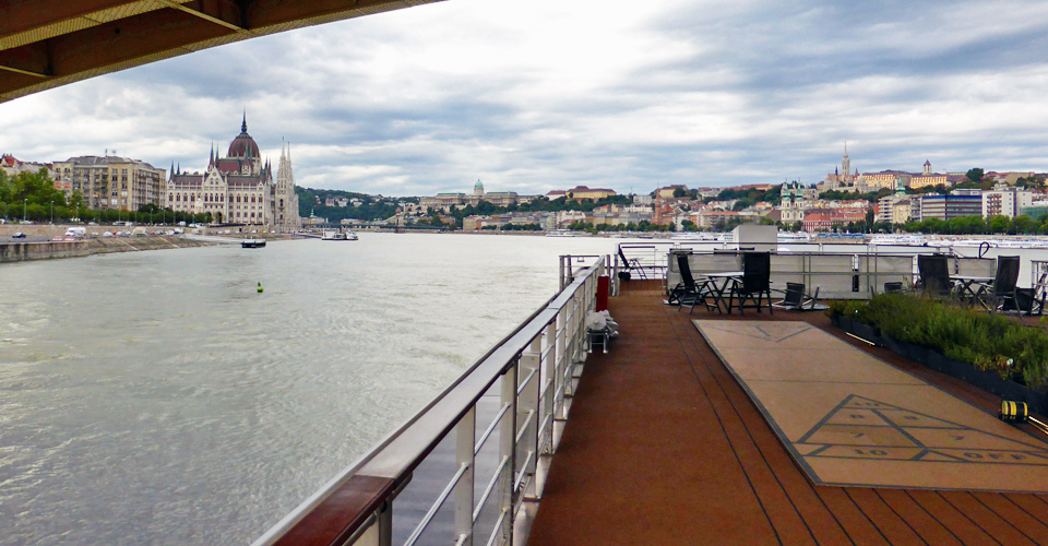 departing Budapest aboard the Viking Njord