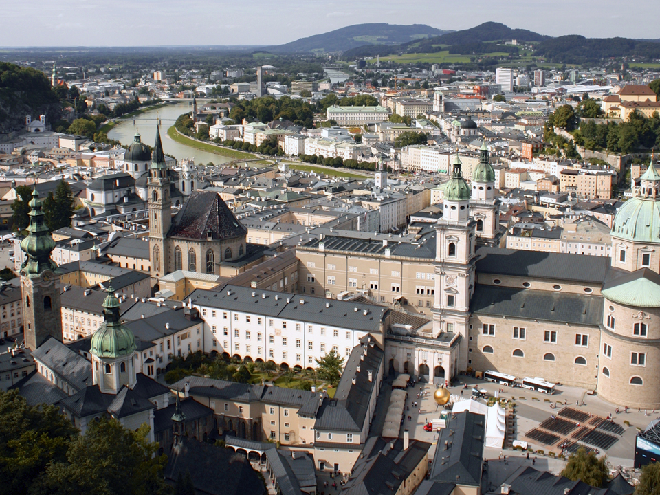 view from Hohensalzburg, Salzburg, Austria