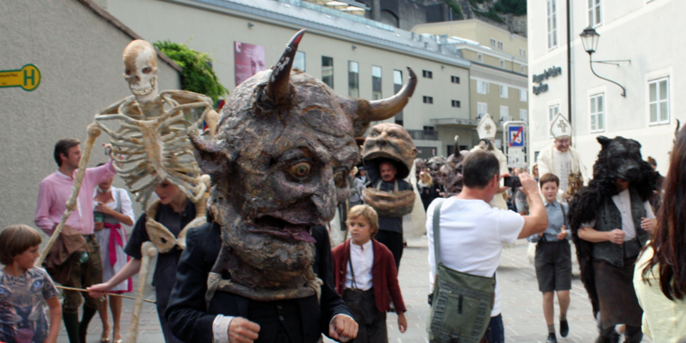 festival parade, Salzburg, Austria