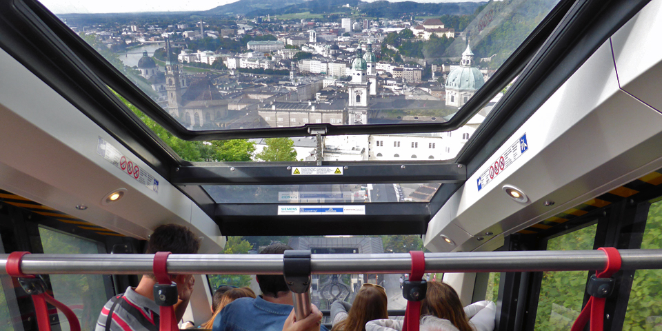 funicular to fortress, Salzburg, Austria