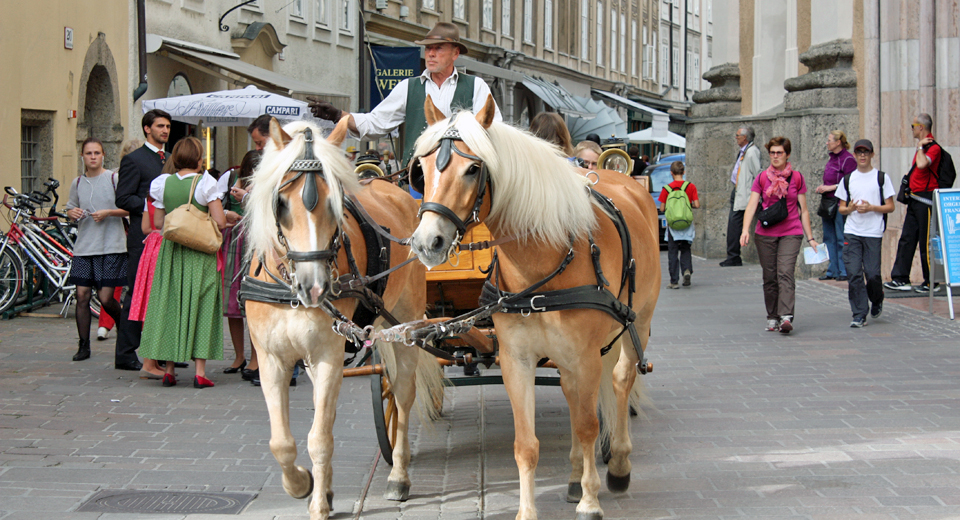 "fiaker" ride, Salzburg, Austria