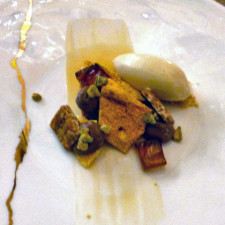maple dessert, Champlain dining room, Château Frontenac
