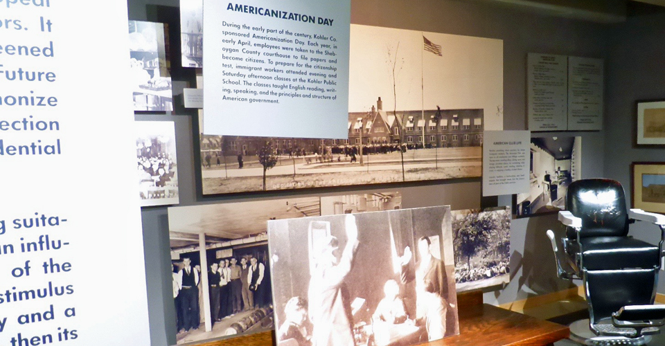 Americanization Day, Kohler Design Center, Wisconsin