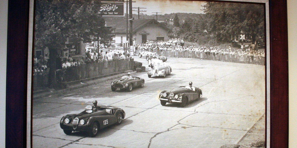 photograph of racers, The Osthoff Resort, Elkhart Lake, Wisconsin