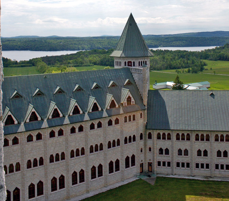 Abbaye de St-Benoît-du-Lac, Eastern Townships, Québec, Canada