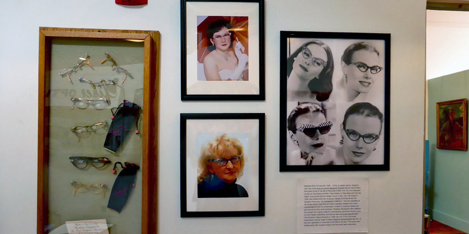 stylish frames, Optical Heritage Museum, Southbridge, Massachusetts