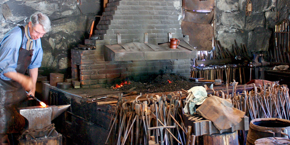 blacksmith, Old Sturbridge Village, Sturbridge, Massachusetts