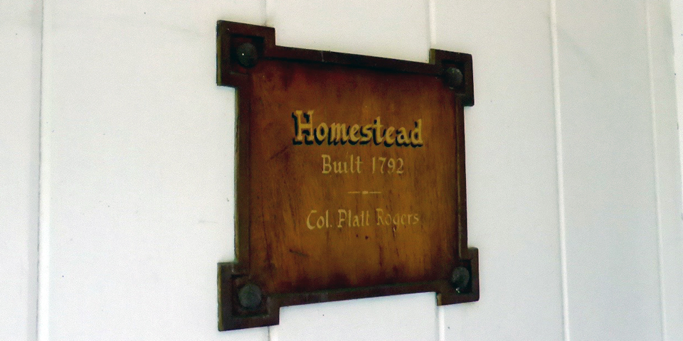Homestead 1792 sign, Basin Harbor Club, Vergennes, Vermont