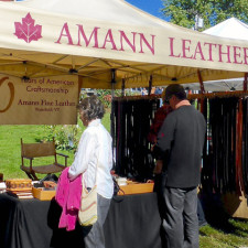 leather, Stowe Farmers Market 