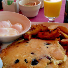 blueberry pancakes, Stowe Stoweflake Mountain Resort & Spa 
