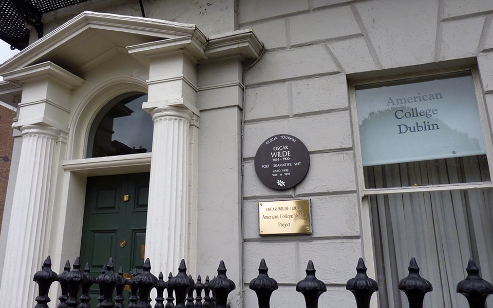 Oscar Wilde house, Merrion Row, Dublin
