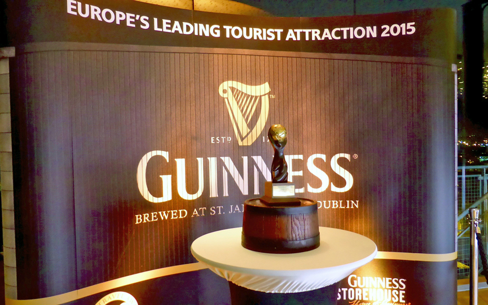 Guinness Storehouse, Europe's Leading Tourist Attraction 2015, Dublin