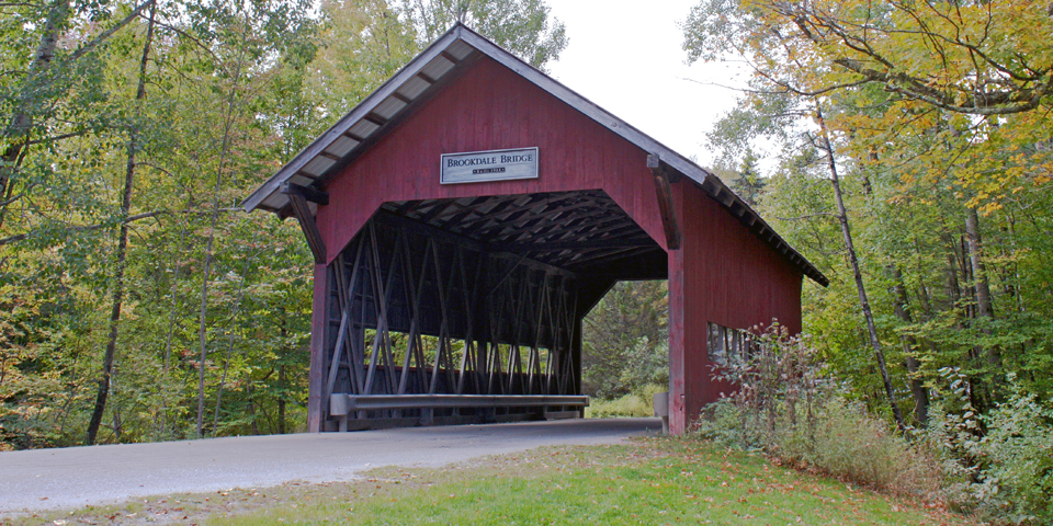 Brookdale covered bridge, Stowe, Vermont