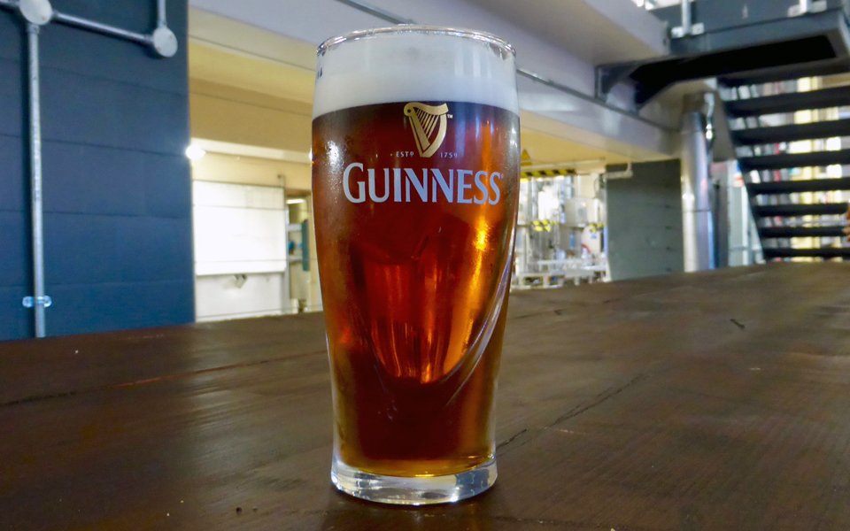 pint of Guinness, Open Gate Brewery, Dublin