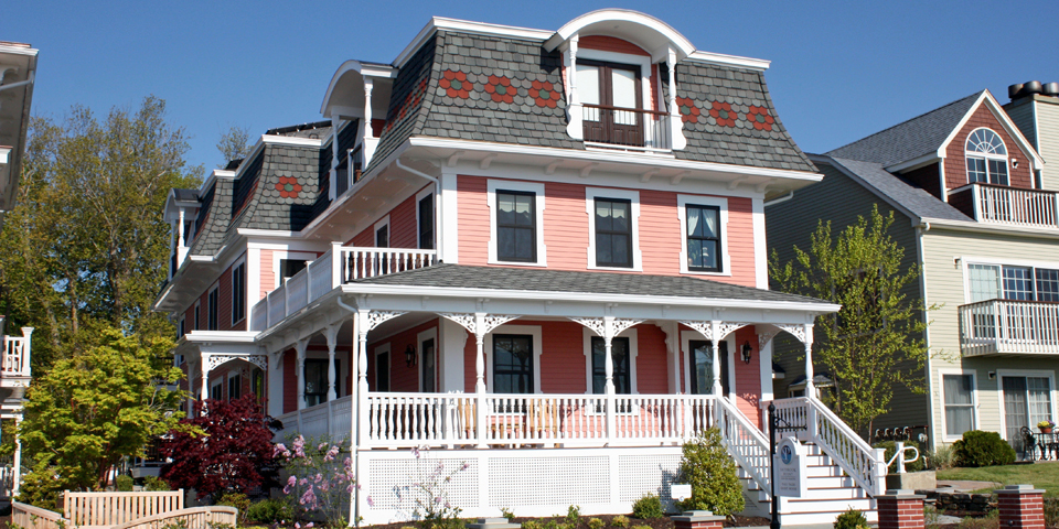 The Saybrook Point Inn & Spa’s new Victorian-era Italianate-style Tall Tales is one of two similar houses on the property. It was meticulously designed to authenticate the heritage of Old Saybrook though its architecture and interior decor.