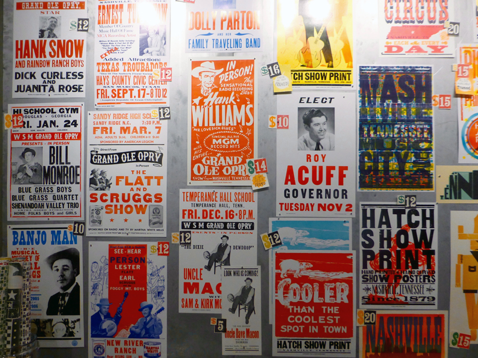Hatch Show Print, Country Music Hall of Fame, Nashville