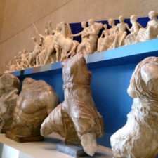Casts were made from the Parthenon's Elgin Marbles, now housed in the British Museum.