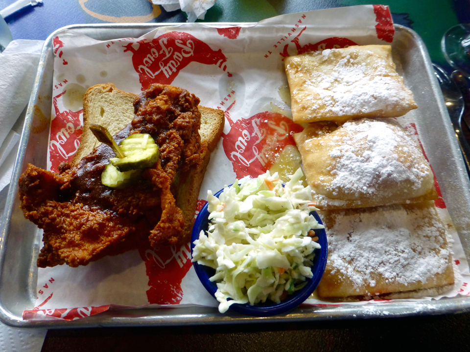 Hot Chicken at Party Fowl, Nashville