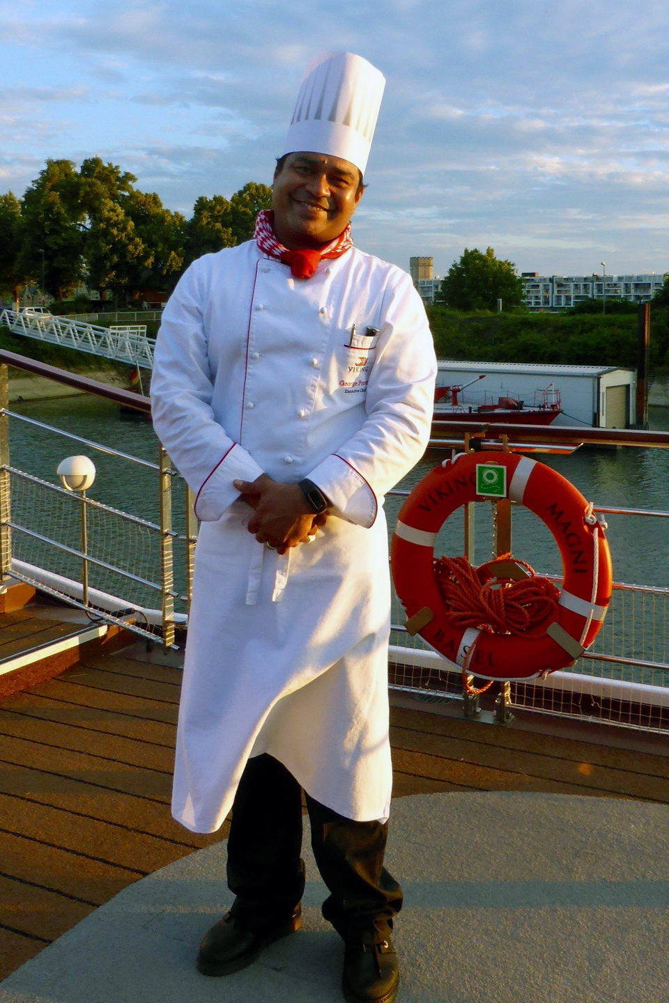 chef, A Taste of Germany night aboard the Viking Magni