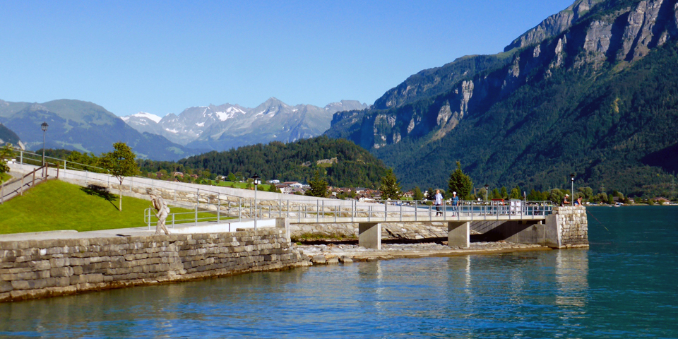 lakeside promenade, Brienz, Switzerland