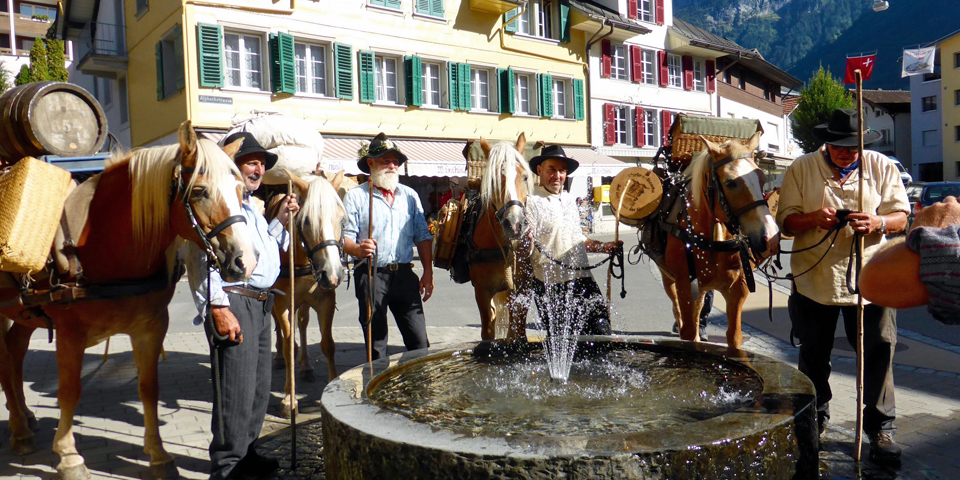 Muleteers, Meiringen, Switzerland