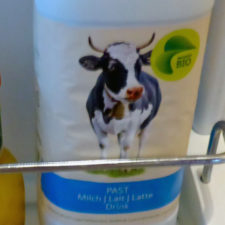 milk in our apartment in Meiringen, Switzerland