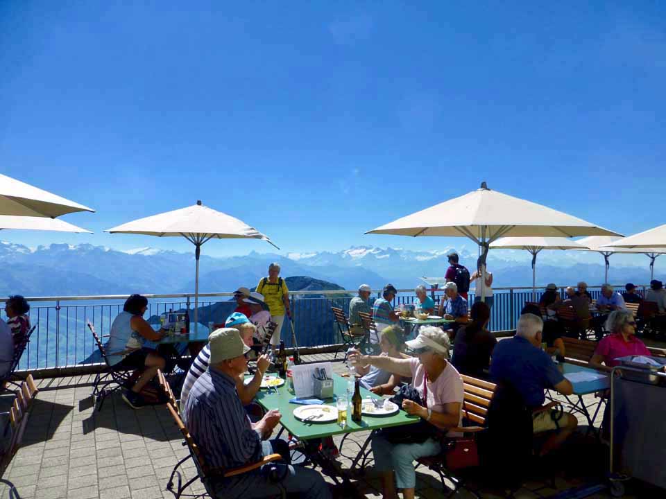 outdoor dining, Mt. Pilatus