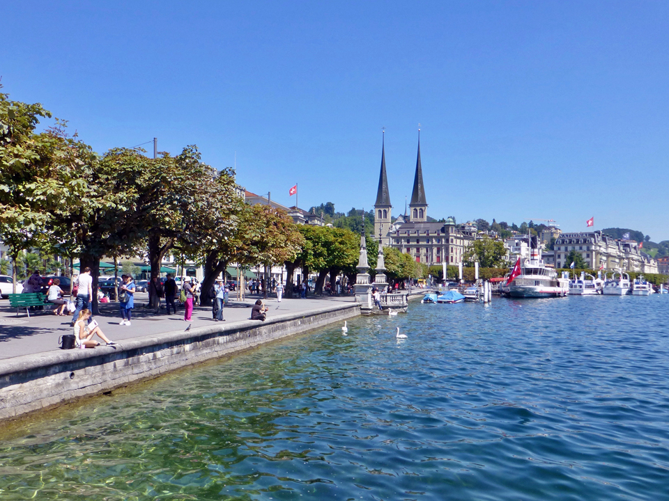 lakefront promenade, Lucerne
