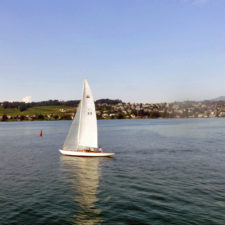 along Lake Zurich