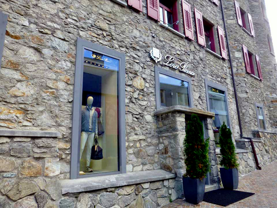 a shop along Via Serlas, St. Moritz