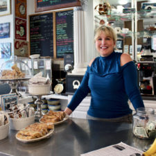Sue Devlin, co-owner of Muddy Waters, New London, Connecticut