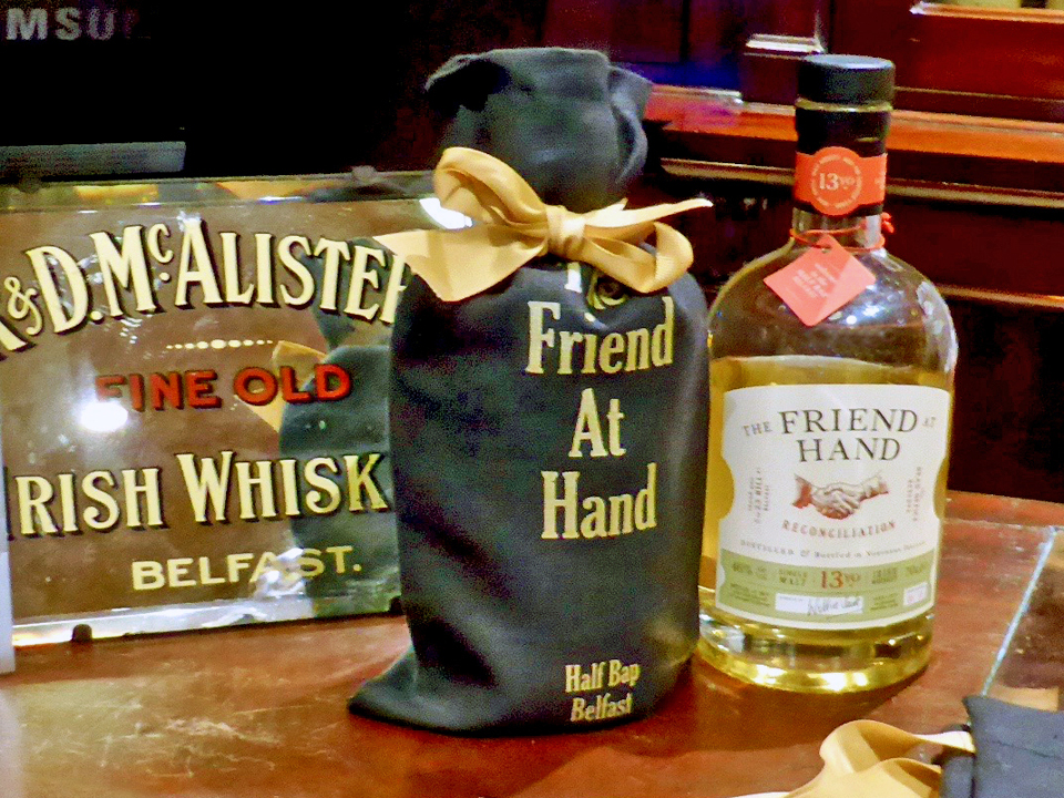 Friend in Hand whiskey, Belfast, Northern Ireland