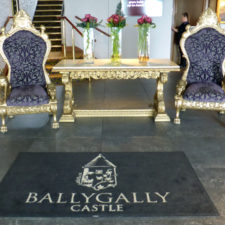 Ballygally Castle foyer, Coastal Causeway, Northern Ireland