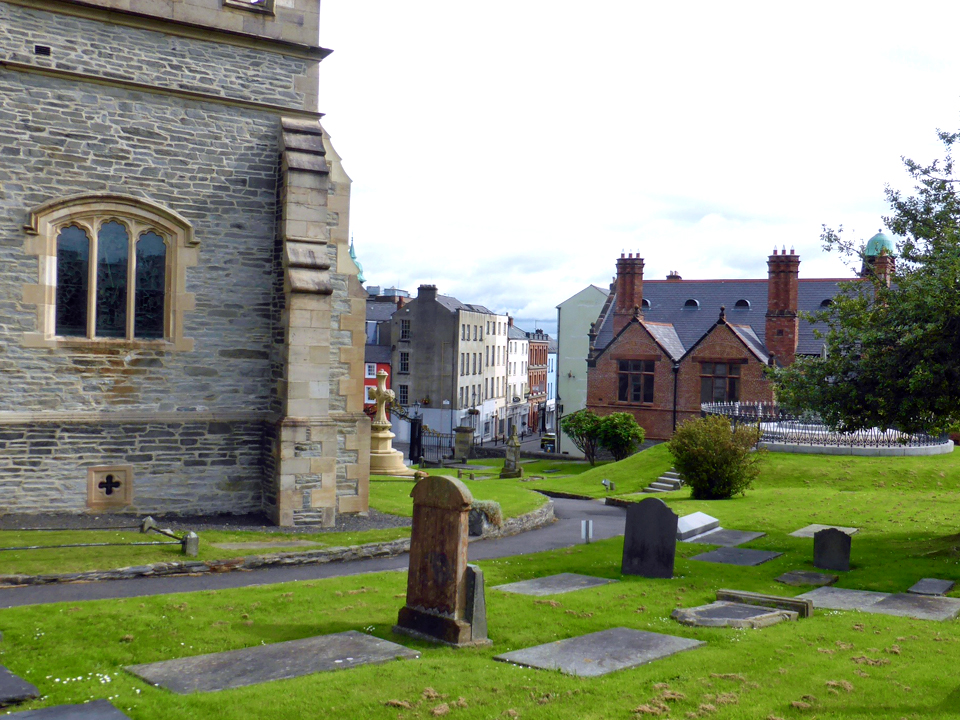 St. Columb's Cathedral and mound, Londonderry