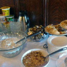 cold breakfast buffet, The Manor on Golden Pond, Holderness, NH