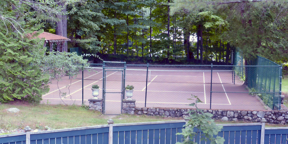 tennis court, The Manor on Golden Pond, Holderness, NH