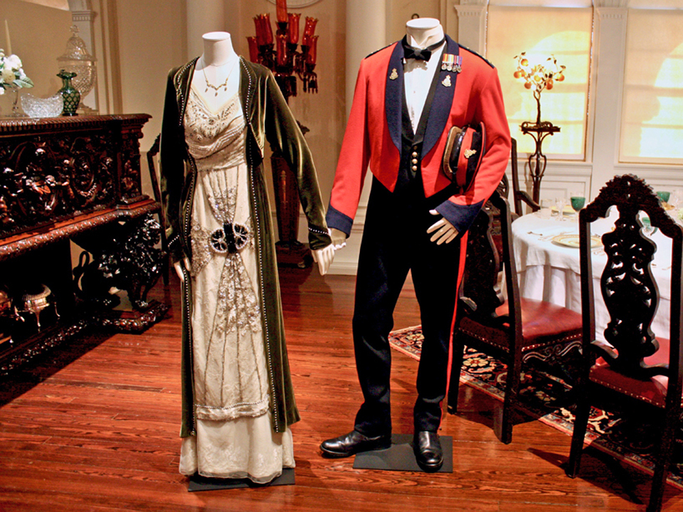 Cora and the Earl of Grantham in red jacket, Lightner Museum, St. Augustine, Florida