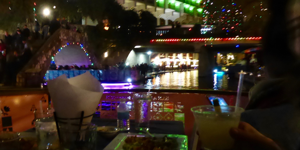 Dinner cruise along the River Walk, San Antonio