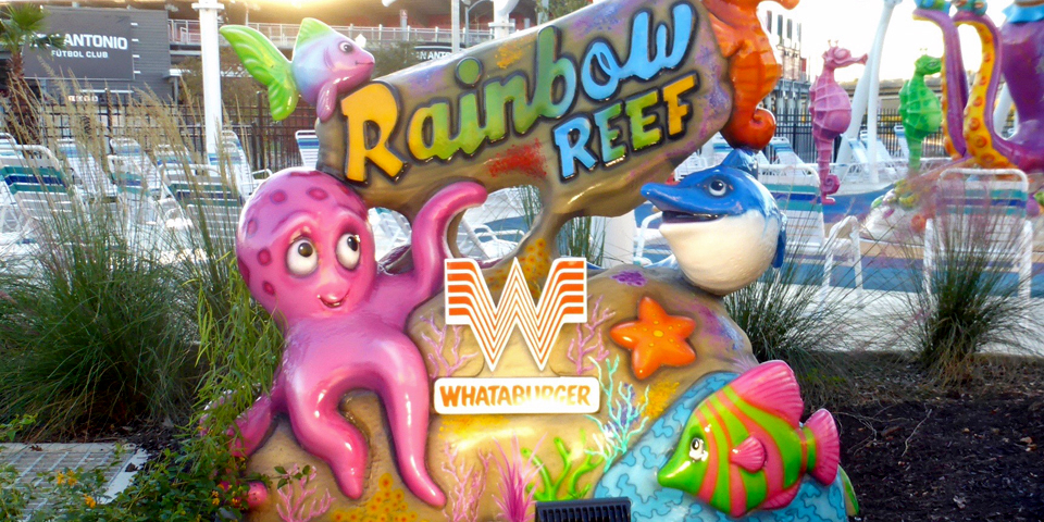 Rainbow Reef splash park, Morgan's Wonderland, San Antonio
