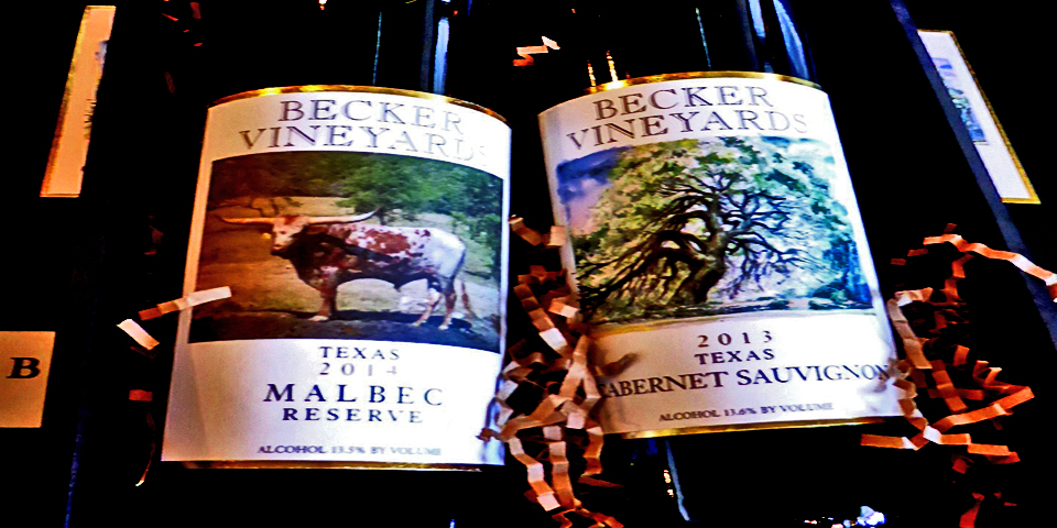 Becker Vineyards wine, Fredericksburg, Texas