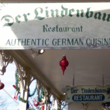 Der Lindenbaum German restaurant, Fredericksburg, Texas