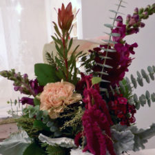 flower arrangement side 2, Vintage Bouquet Bar