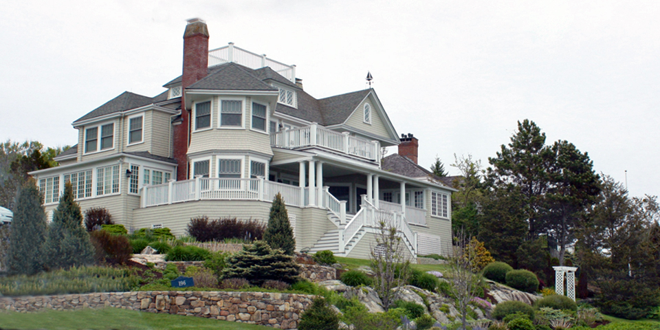 Ocean Avenue mansion. Kennebunkport. Maine