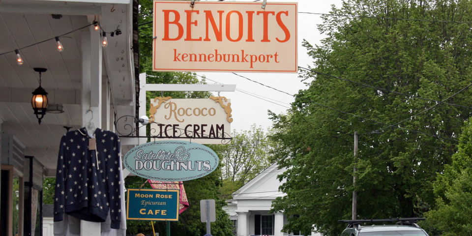 shop signs, Kennebunkport, Maine