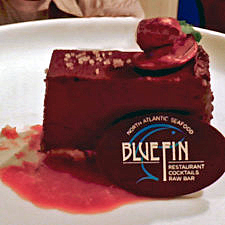 chocolate dessert, BlueFin North Atlantic Seafood Restaurant, Portland Harbor Hotel